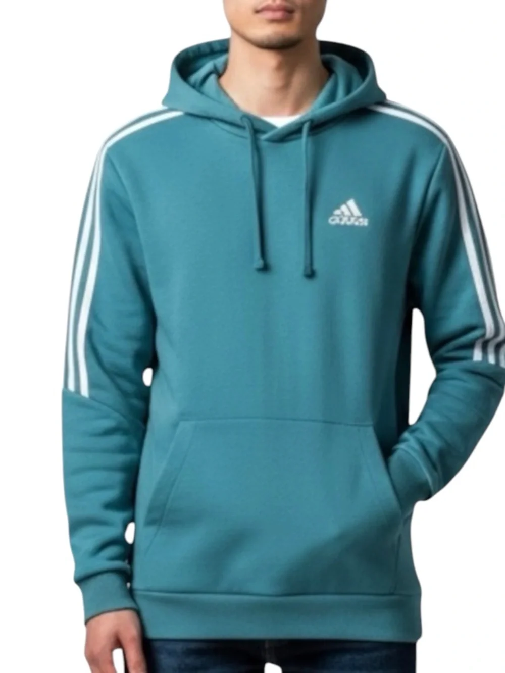 ADIDAS Teal Blue Hoodie Size Medium — NEW WITH TAG!!!!